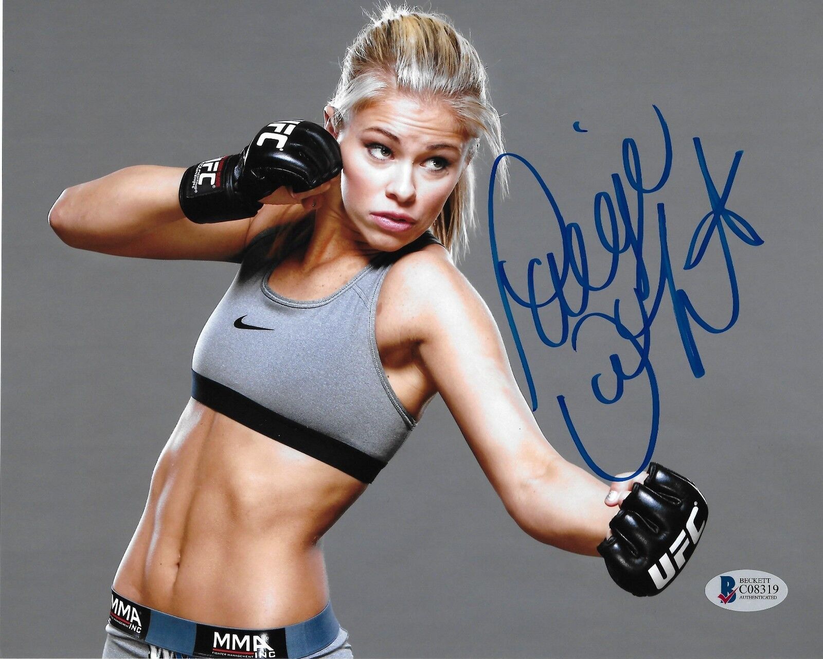 Paige VanZant Signed 8x10 Photo Poster painting BAS Beckett COA UFC Fight Card Picture Autograph