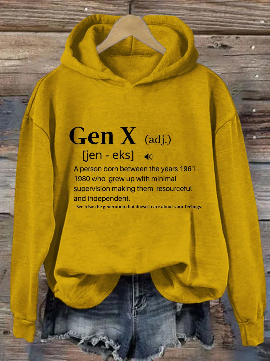 Gen X Hoodie