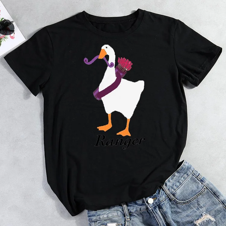Ranger Goose Round Neck T-shirt-Annaletters