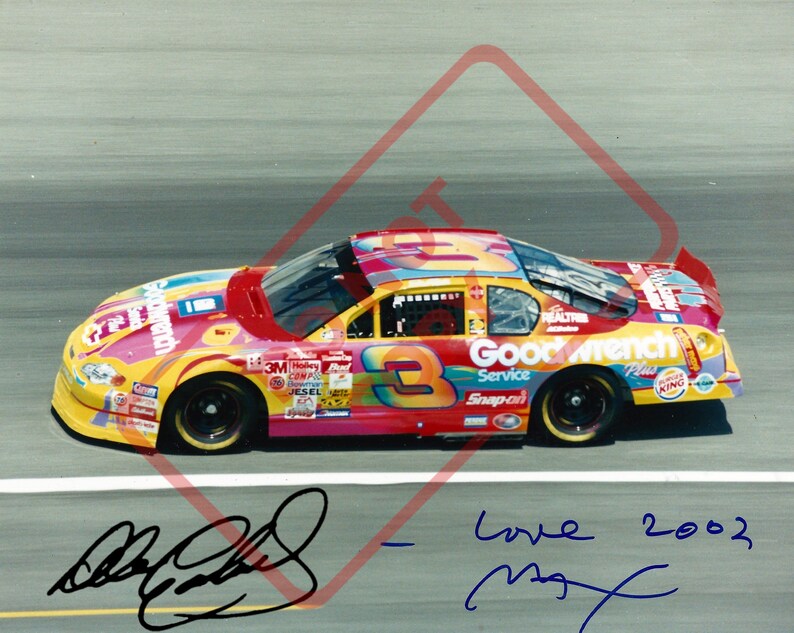 Dale Earnhardt Peter Max 8.5x11 Autographed Signed Reprint Photo Poster painting