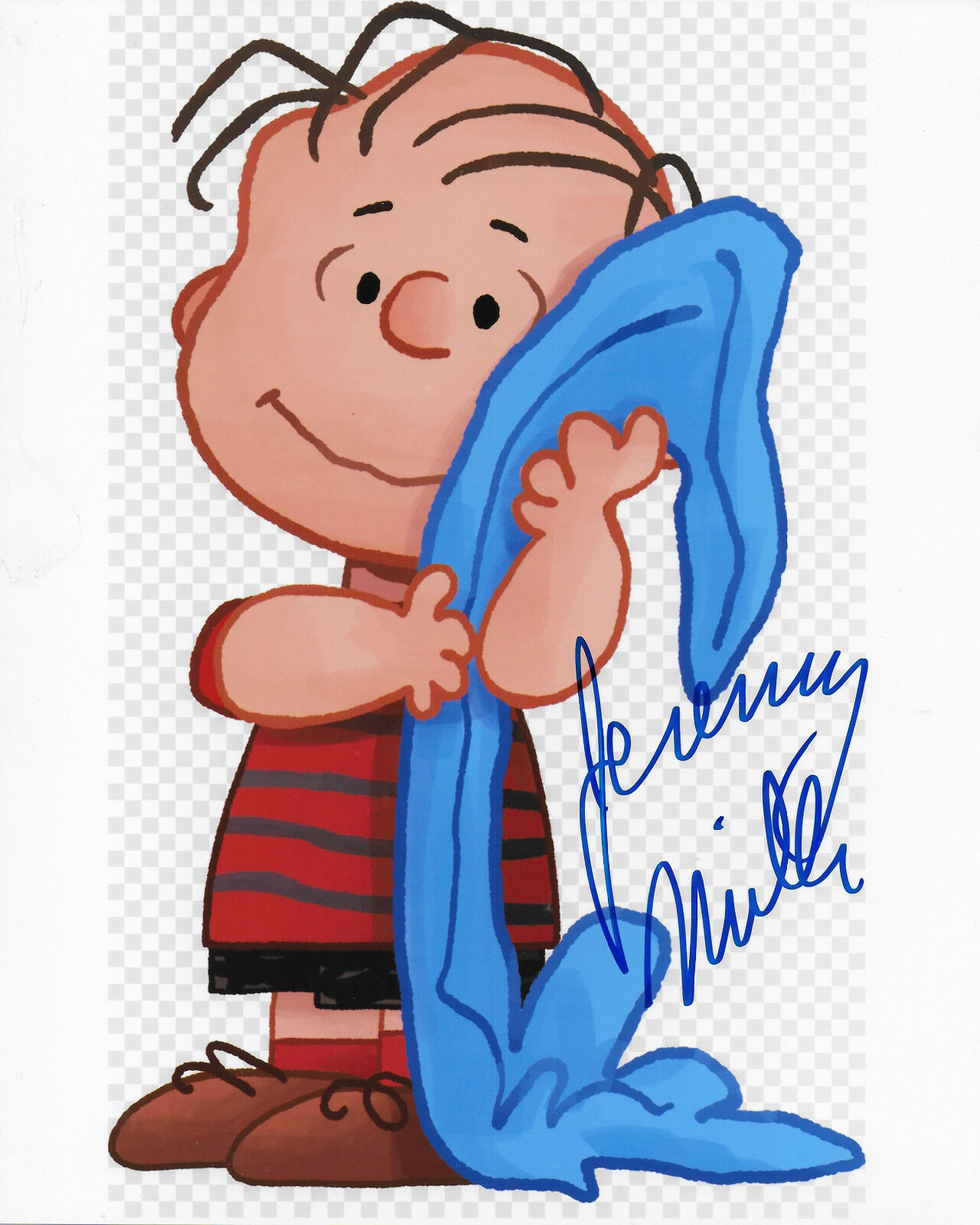 Jeremy Miller Original In Person Autographed 8X10 Photo Poster painting - Peanuts, Growing Pains