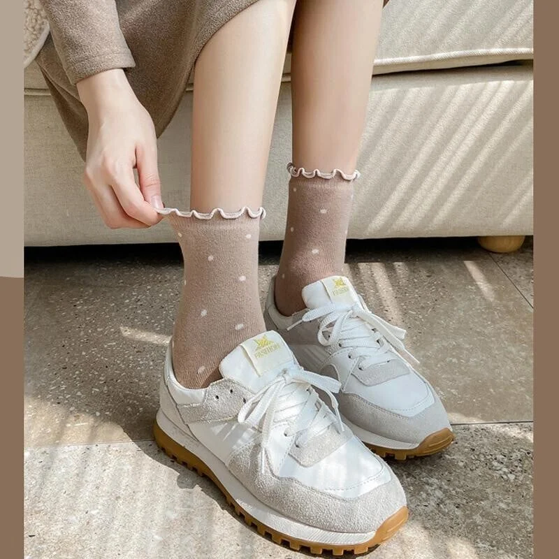 CHRISTMAS PRE SALE 45% OFF-Ladies Polka Dot Retro Socks