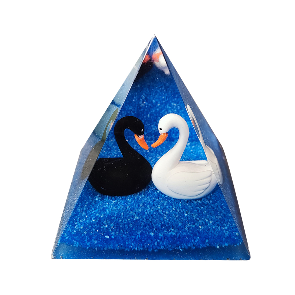 

6cm Natural Orgonite Pyramid Chakra, 501 Original