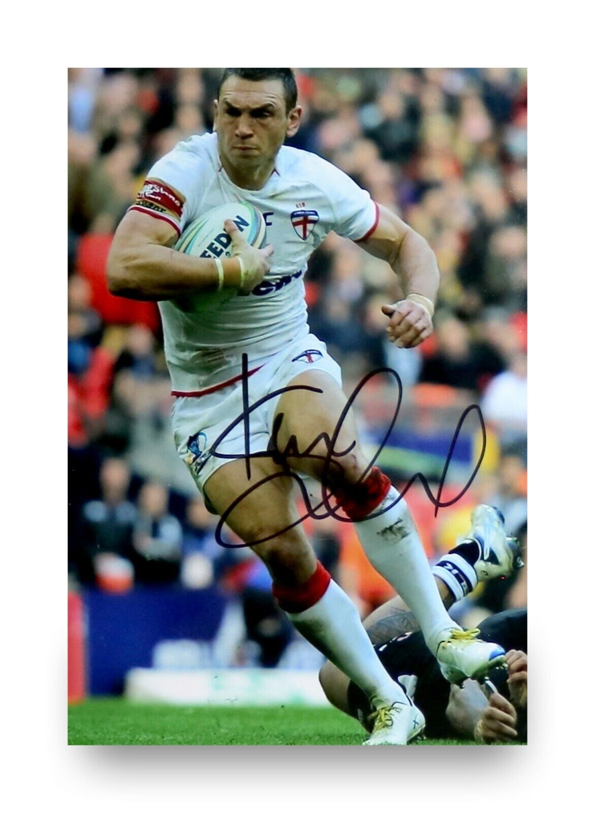 Kevin Sinfield Signed 6x4 Photo Poster painting Leeds Rhinos England Rugby League Autograph +COA