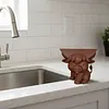 3D Printed Highland Cow Sponge Holder with Drainage Kitchen Sink Organizer Funny Sponge Stand for Kitchen Sink and Home Decor
