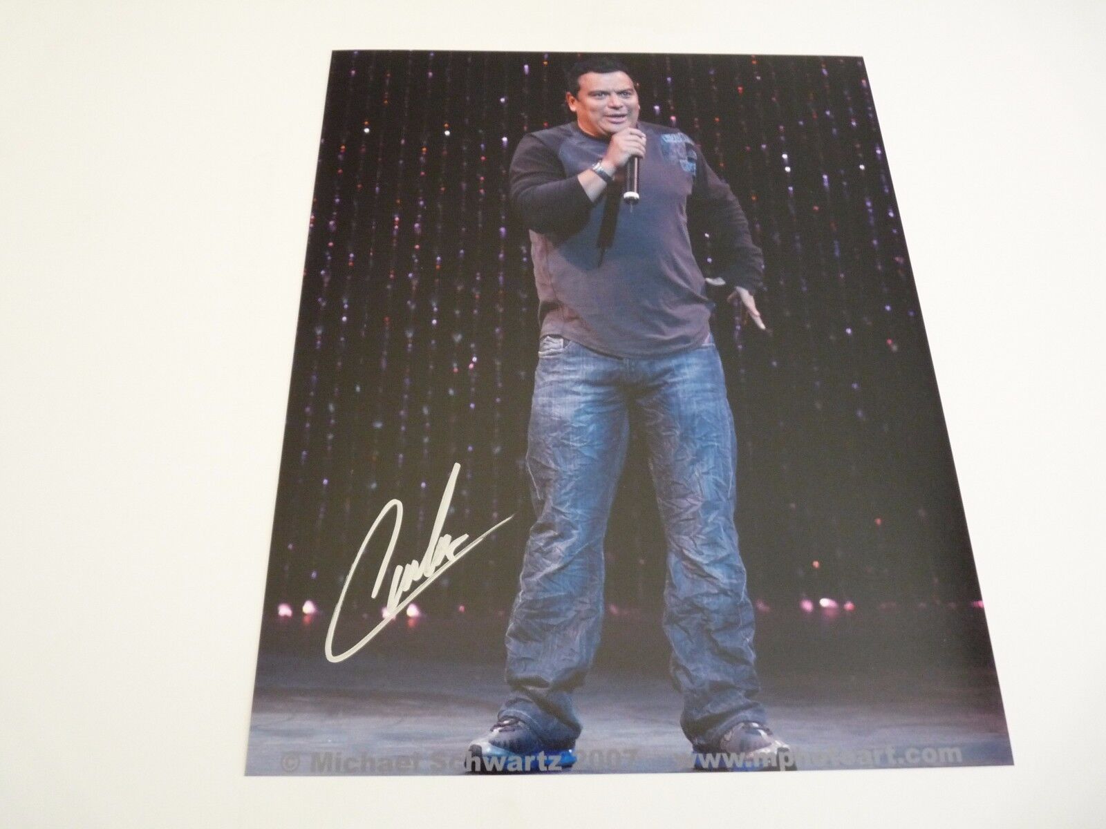 Carlos Mencia Signed Autographed 8x10 Photo Poster paintings PSA Guaranteed #1