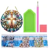 Diamond Painting Acrylic Cross Hanging Pendant Home Decor