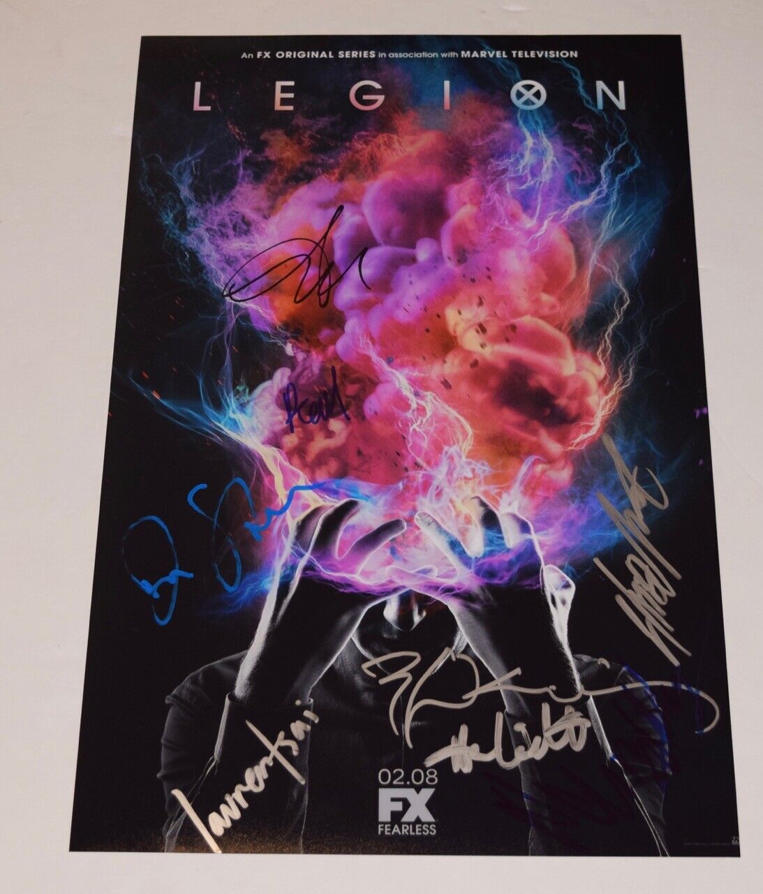 LEGION Signed Autographed 11x17 Photo Poster painting Poster 2019 Cast by 8 Dan Stevens COA