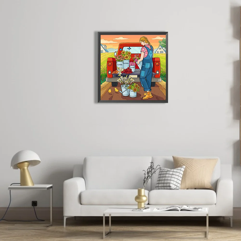 Full Round Diamond Painting 30*30cm - Floats