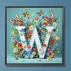 Butterfly Flower W 5D Partial Drill DIY Diamond Painting Kit 30*30cm