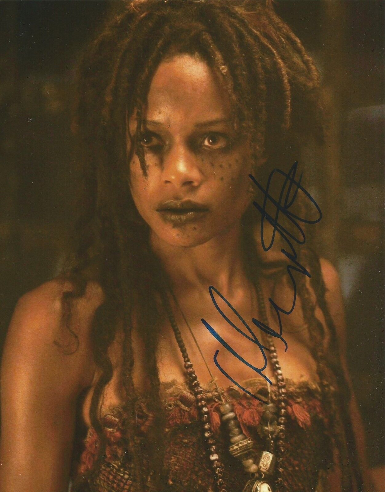 Naomie Harris Signed Pirates Of The Caribbean 10x8 Photo Poster painting AFTAL