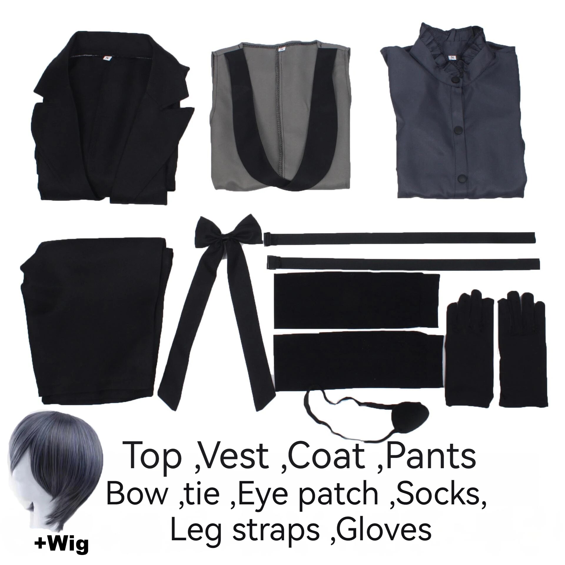 [Wetrose] In Stock Black Butler Cosplay Costume Ciel Phantomhive Classic Anime Full Set Halloween