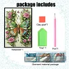 Schmetterling Blume - 5d DIY Basteln Notizbuch