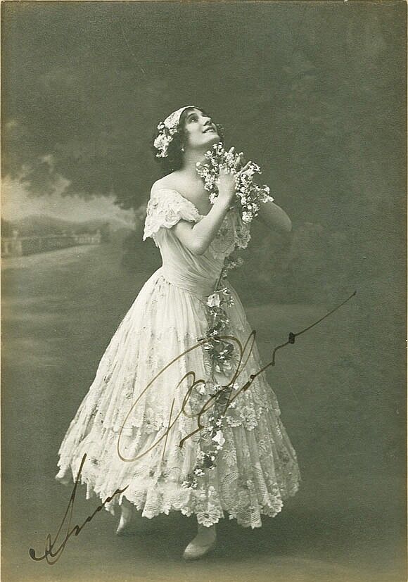 ANNA PAVLOVA Signed Photo Poster paintinggraph - Prima Ballerina Ballet Dancer - preprint