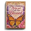 Orange Butterfly Blessing Diamond Painting Kits for Adults Beginners 30x40cm