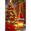 (40*60cm)Christmas Tree Cardinals - Full Round Drill Diamond Painting