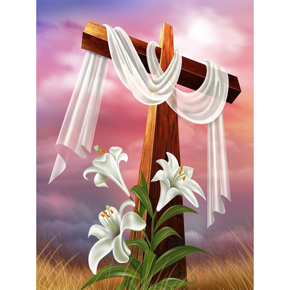 

Cross - Round Drill Diamond Painting - 30*40CM, 501 Original