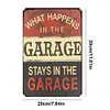 Garage - Panneaux en &eacute;tain m&eacute;tallique(20*30cm/30*40cm) - Garage