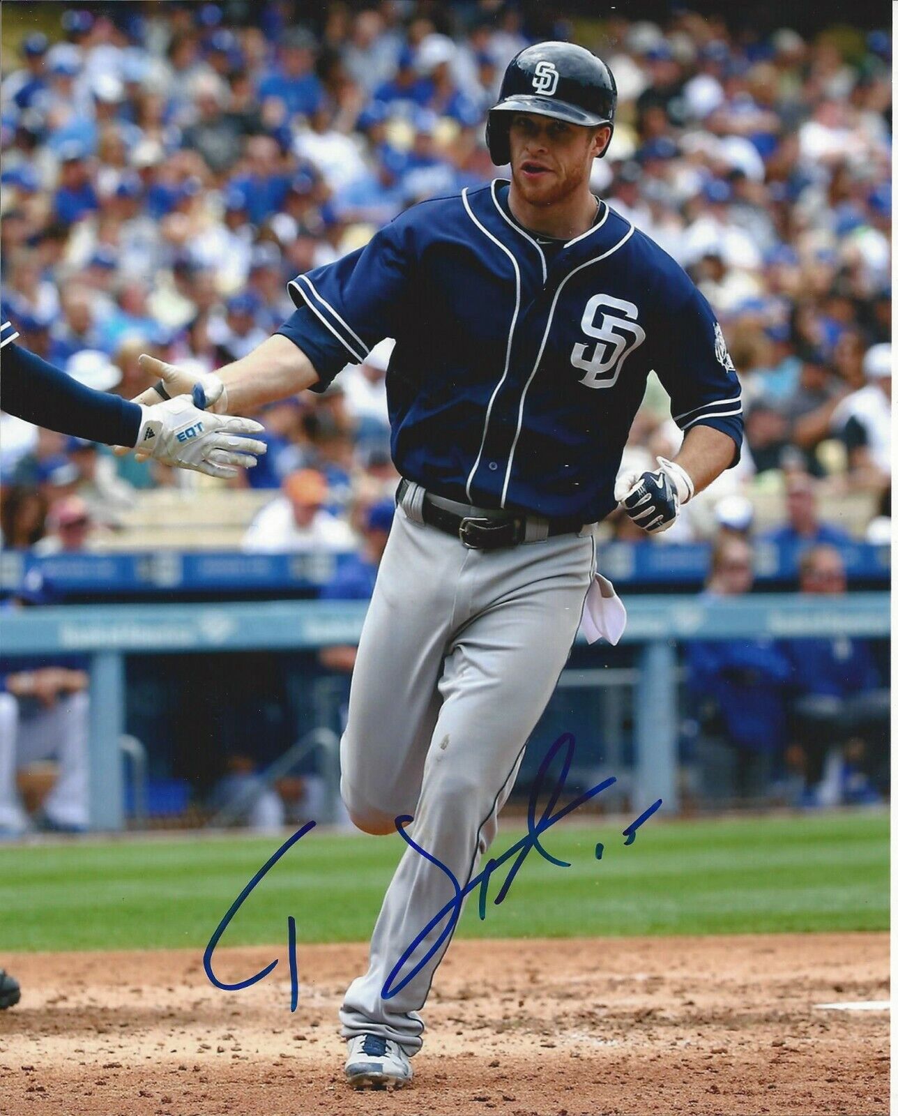 Cory Spangenberg autographed 8x10 San Diego Padres#S522