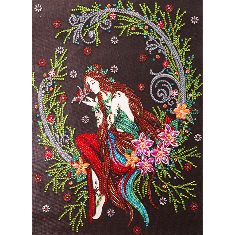 

30*40CM - Special Shaped Diamond Painting - Wing Fairy, 501 Original