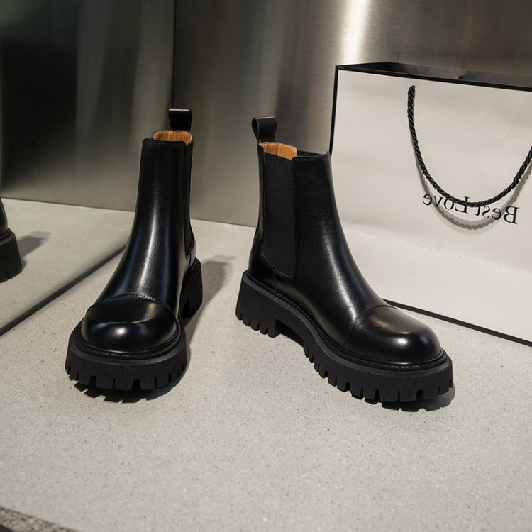 Women's Platform Short Martin Boots-vocosishoes