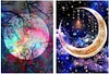 2Pack Moon-Full Round Diamond Painting(40x60cm)