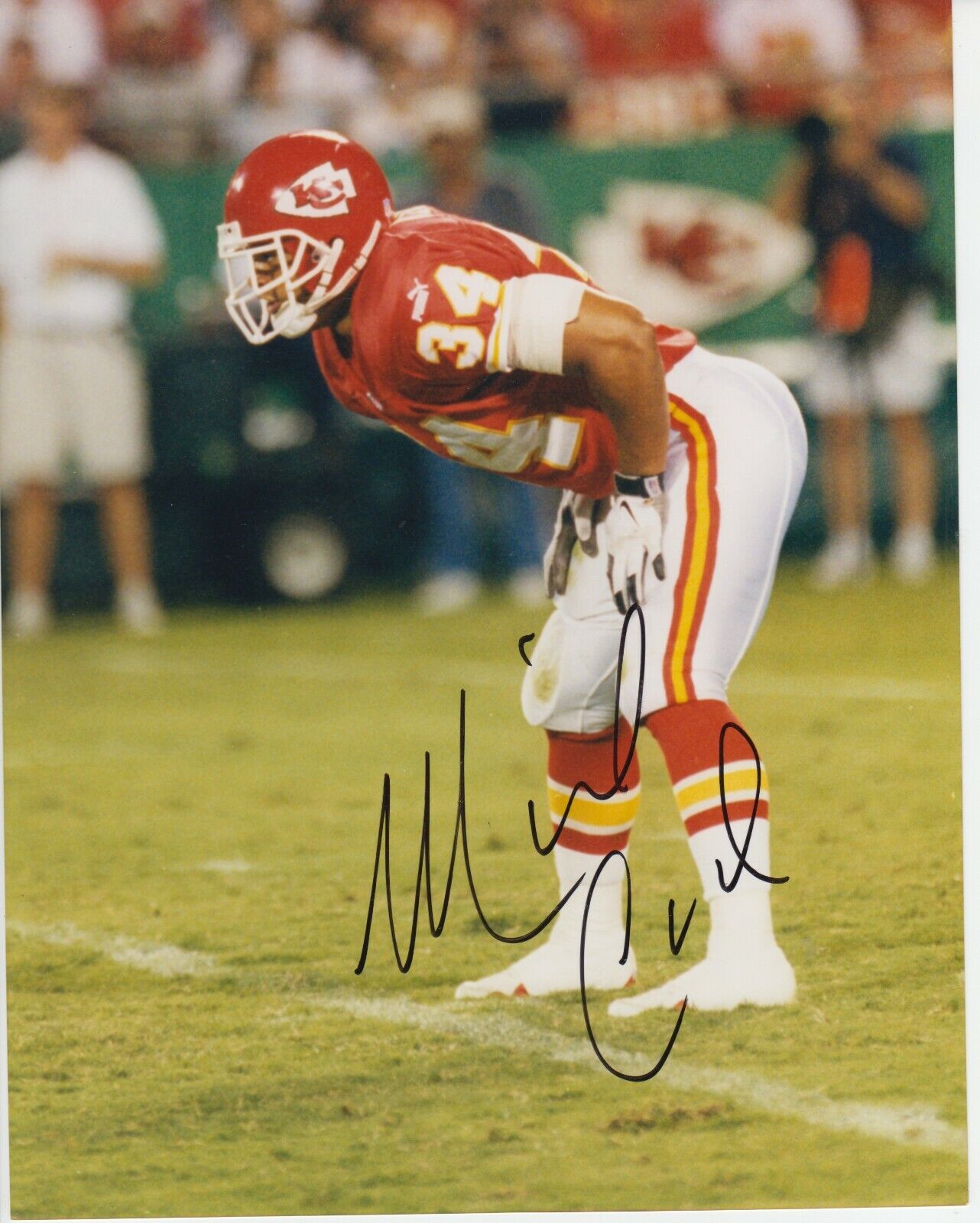 Mike Cloud #0 8x10 Signed Photo Poster painting w/ COA Kansas City Chiefs -