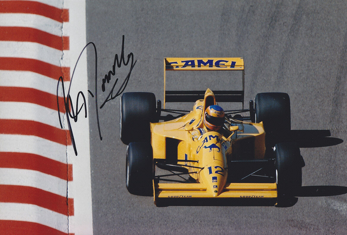 Martin Donnelly Hand Signed Lotus Photo Poster painting 12x8 3.