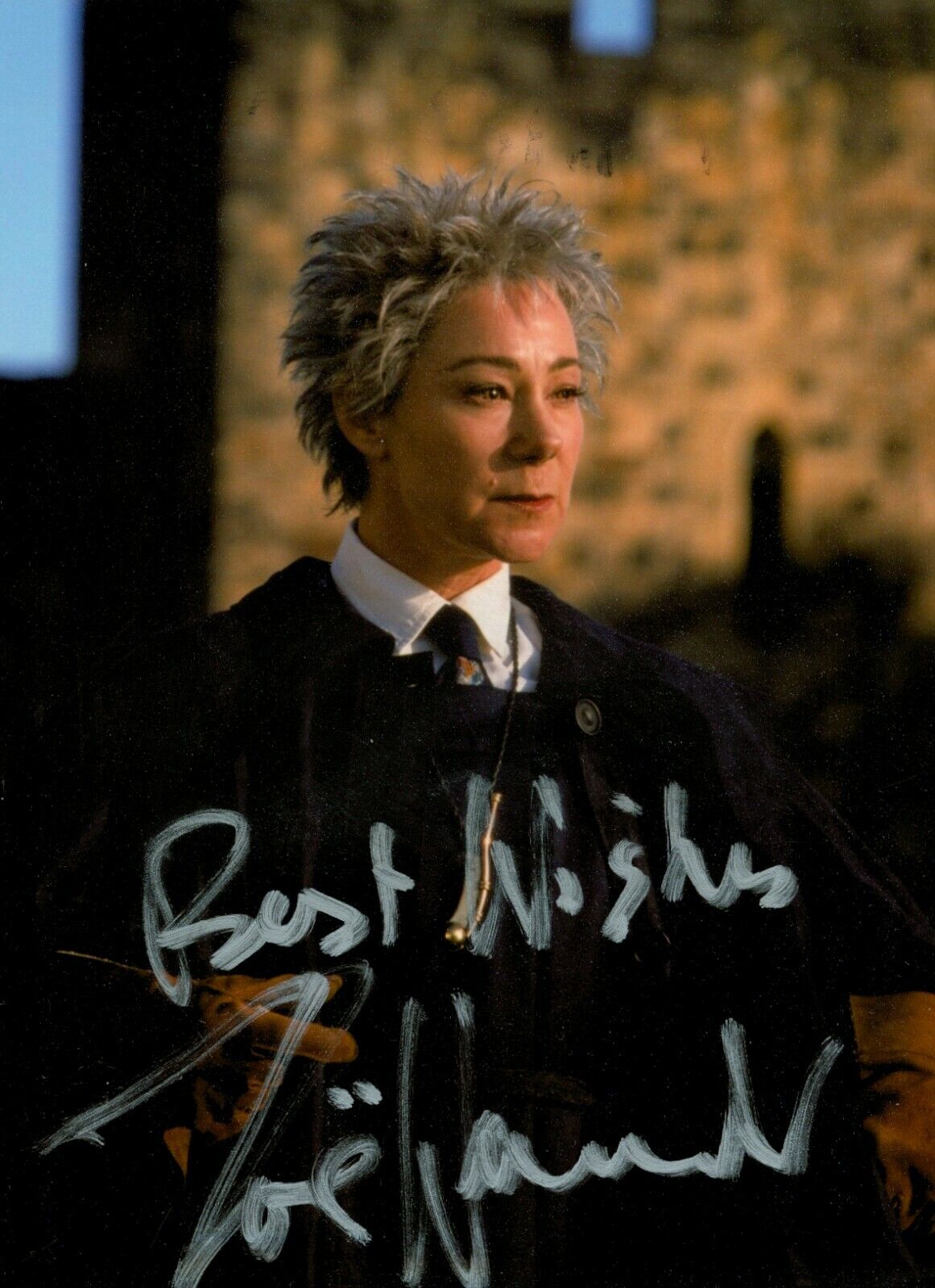 Zoe Wanamaker Signed 6x4 Photo Poster painting Madam Hooch Harry Potter Genuine Autograph + COA