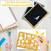 (US Local)35 Pieces Drawing Stencils Tool Set Drawing Templates for Drawing and Painting 