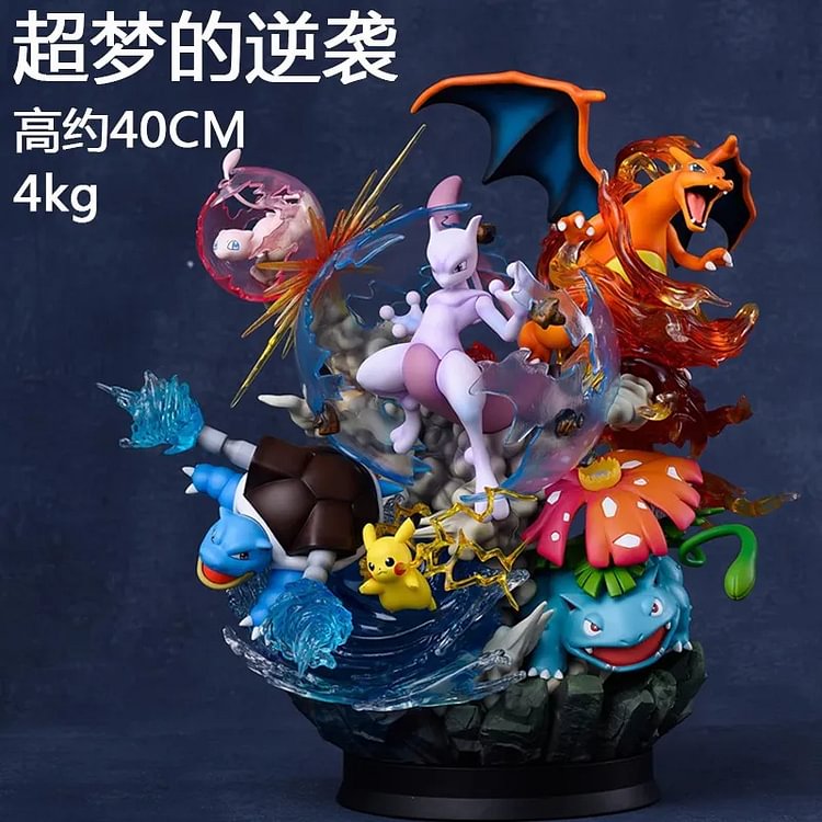 PRE-ORDER MFC Pokemon Mewtwo Strikes Back & Raichu & Charizard & Mega 1/9 Statue(GK)