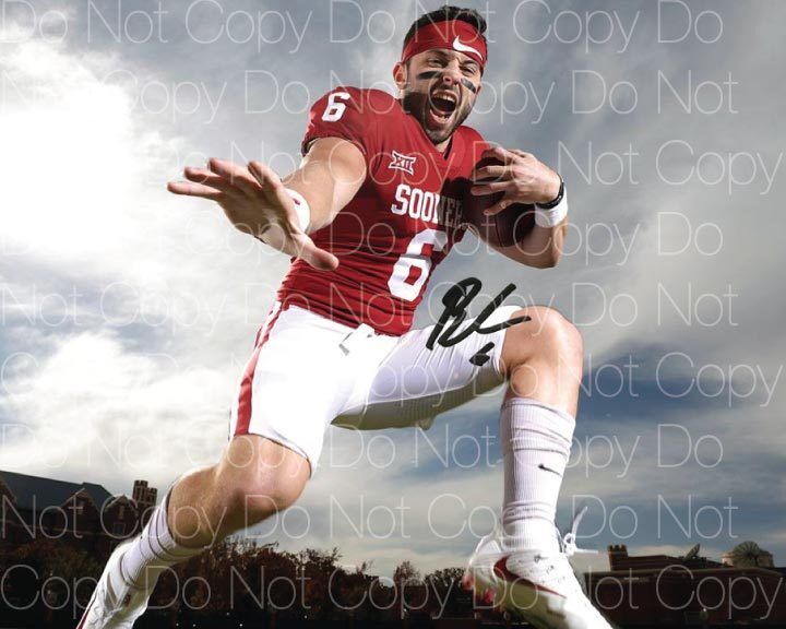 Baker Mayfield signed sooners Photo Poster painting 8X10 picture poster autograph RP