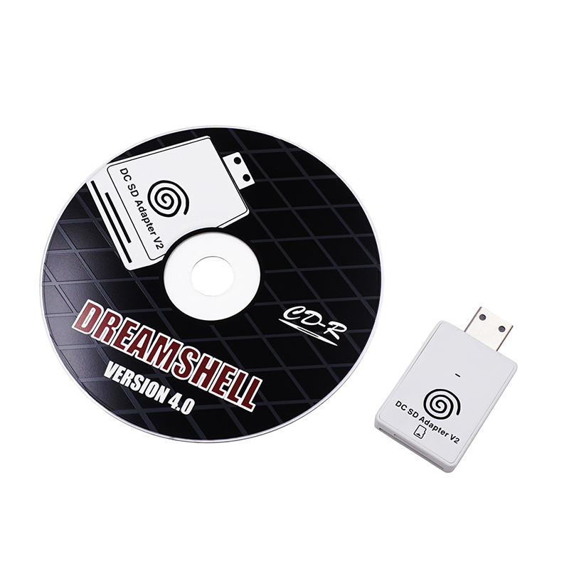 

Sd Card Reader For Sega Dc Dreamcast Game Player Tf Card Adapter With Cd, 501 Original