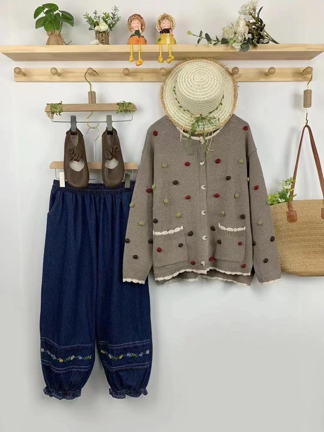 Chicfifth Sweater Women Winter Long Sleeve High Quality Autumn Vintage Top Knitted Cardigan