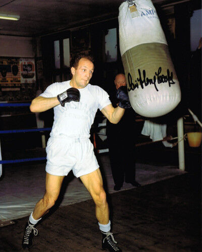 Sir Henry Cooper HAND SIGNED Boxing Gym 10x8 Photo Poster painting AFTAL COA British Champion