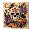 Kit de peinture de perles DIY pour Halloween avec perles de perles avec cadre 30x30cm