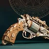 3D model steam fantasy puzzle mortise and tenon building blocks wooden assembly birthday gift revolver boy toy three-dimensional