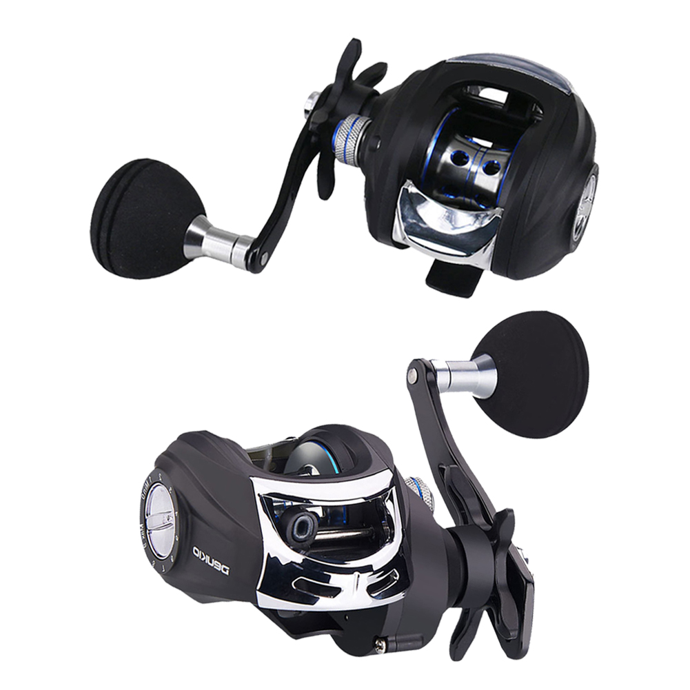 

7.2/1 Metal Low Profile Baitcasting Fishing Reel Lure Fishing Reel Wheel, Left, 501 Original