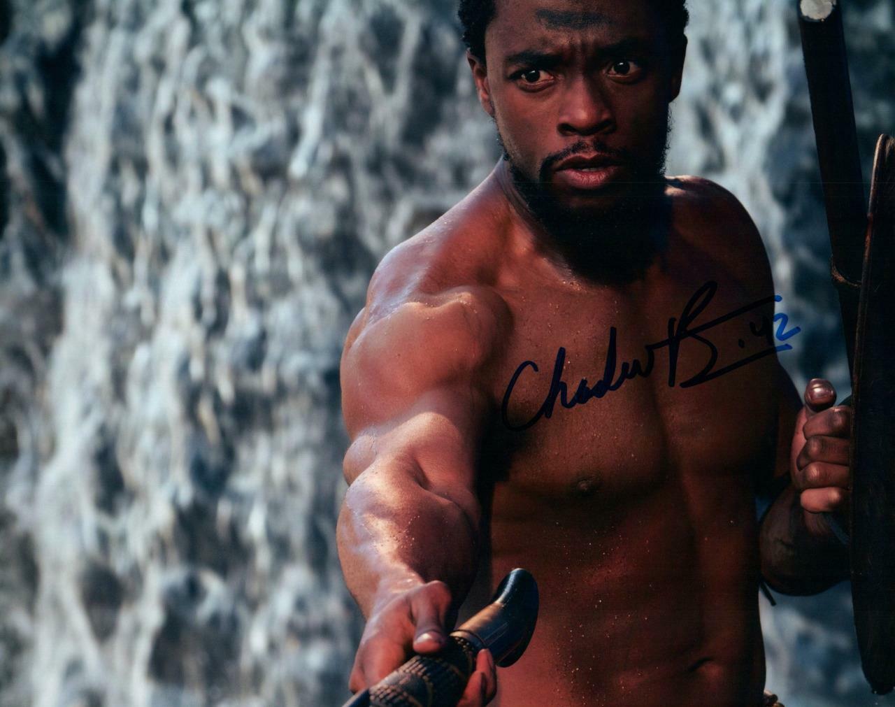 Chadwick Boseman signed 8x10 Picture nice autographed Photo Poster painting pic with COA