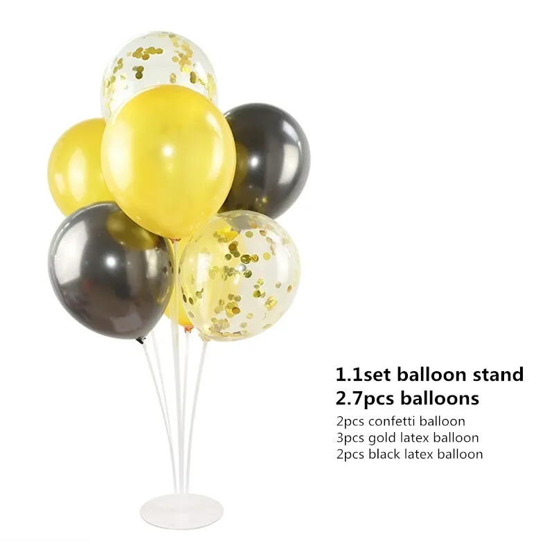 1 Set Balloons Holder Column Stand Holder Stickers for Wedding Kids Birthday Party Baby Shower Decoration Balloon Accessories