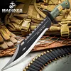 USMC Marine Force Recon Jungle Bowie k&eacute;s | 11 1/2" penge | 16 3/8" teljes hossz | Gumi ny&eacute;l | Nejlon tok