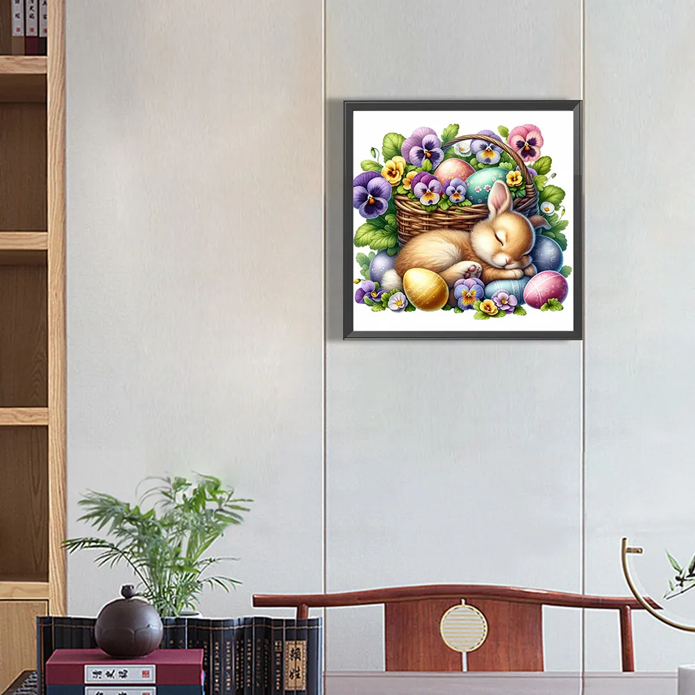 Diamond Painting - Full Square Drill - Easter Rabbit(Canvas|35*35cm)