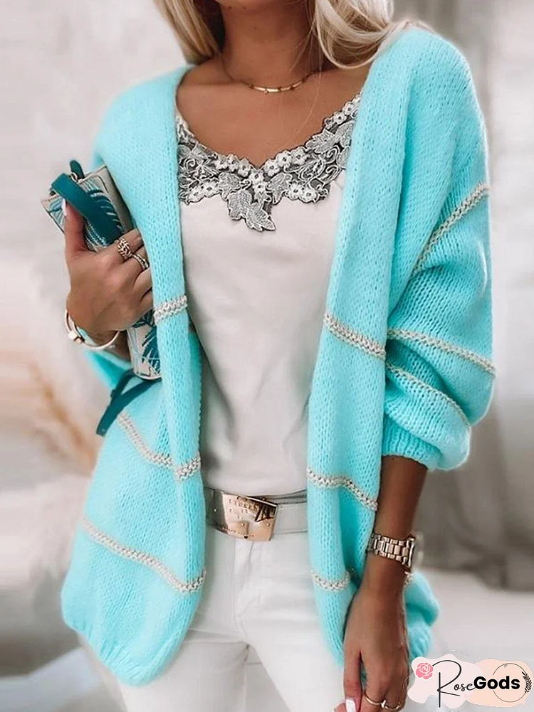 Casual Holiday Long Sleeve Cardigan Sweater Coat