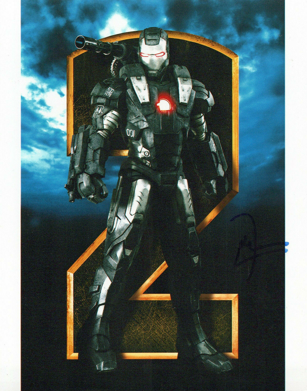 Don Cheadle Iron Man 2 autographed Photo Poster painting signed 8x10 #8 War Machine James Rhodes