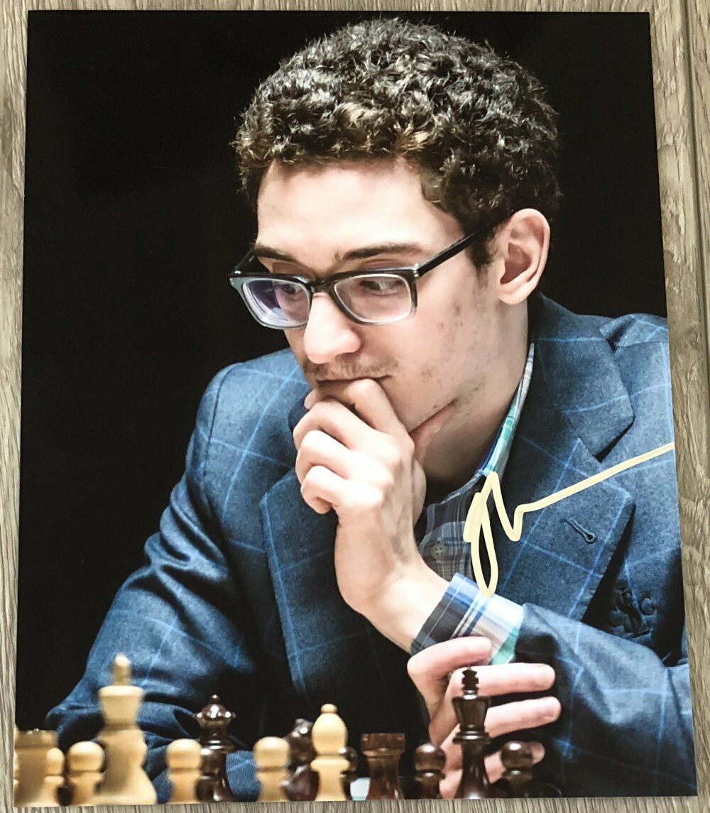 CHESS GRANDMASTER FABIANO CARUANA SIGNED AUTOGRAPH 8x10 Photo Poster painting K w/EXACT PROOF