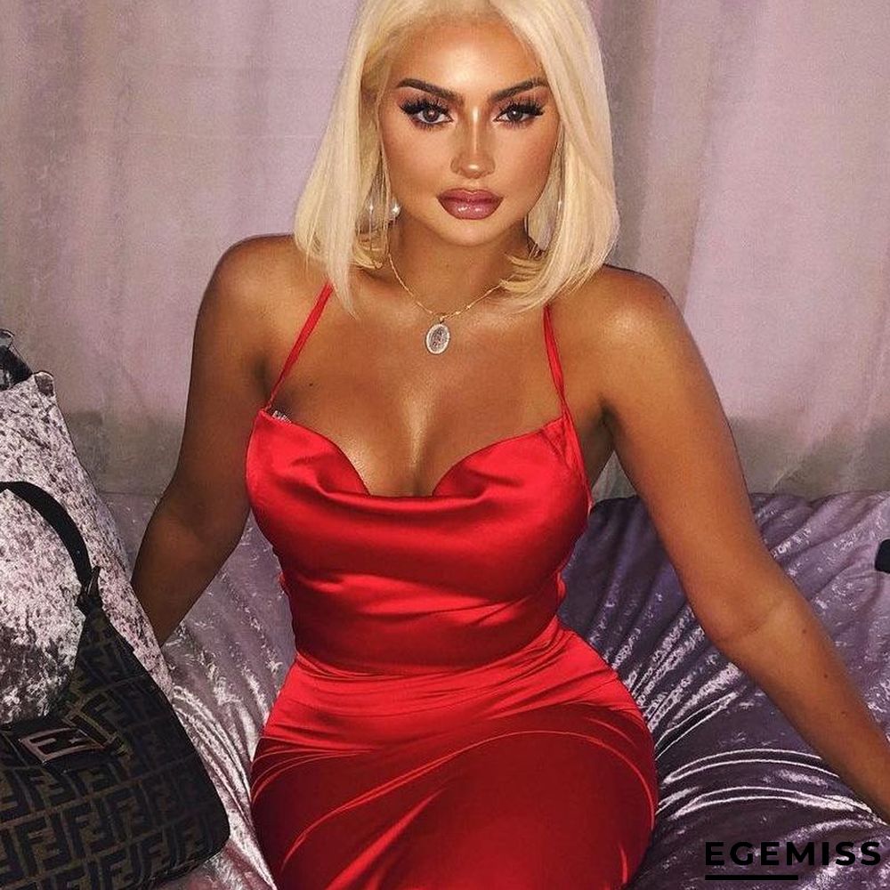 French Hot Selling Dress Fashion Women's Suspender Skirt | EGEMISS