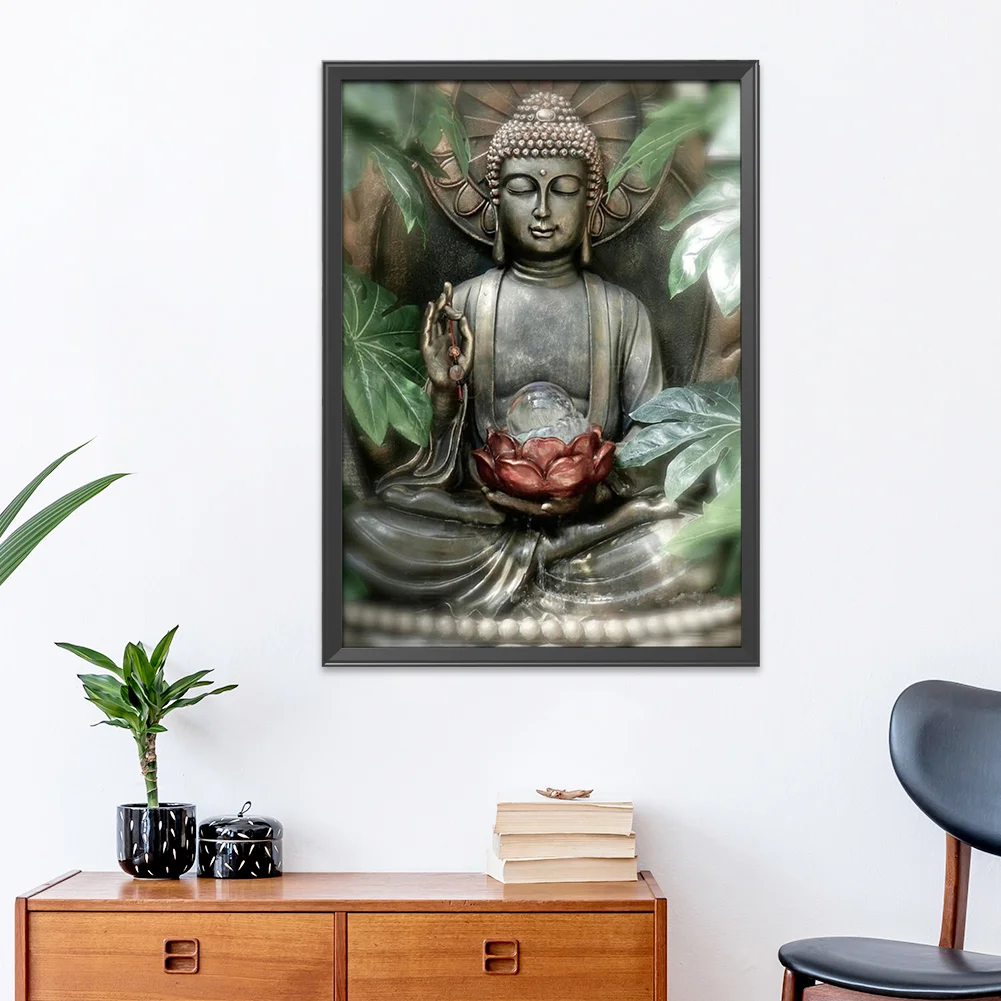 11ct Stamped Cross Stitch - Buddha Statue(40*56cm)