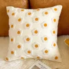 Sunflower Embroidery Home Living Creative Cushion Pillow Cover