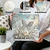 DIY Pearl Painting Butterfly Garden for Home Wall Decor with Frame(30*30cm)