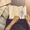 3Pcs Special Shape Dream Catcher Bird Diamond Painting Art Bookmark for Books